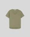 Aspesi T-shirt In Jersey Di Cotone - Militare In Militare