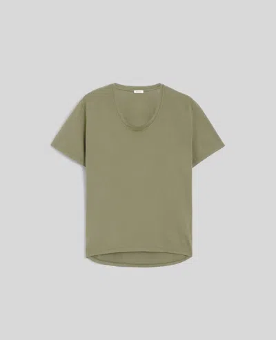 Aspesi T-shirt In Jersey Di Cotone - Militare