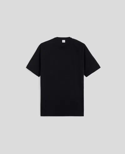 Aspesi T-shirt In Jersey Di Cotone Con Maniche Raglan - Nero