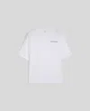 ASPESI T-SHIRT IN JERSEY DI COTONE CON STAMPA - BIANCO