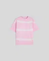 Aspesi T-shirt In Jersey Di Cotone Tie-dye - Rosa In Rosa