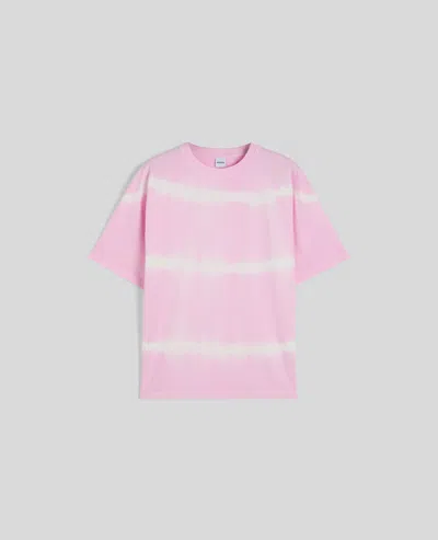 Aspesi T-shirt In Jersey Di Cotone Tie-dye - Rosa