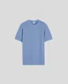 Aspesi T-shirt In Maglia Di Cotone - Azzurro In Azzurro