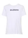 Aspesi Slim Fit Cotton T-shirt With Lettering In White