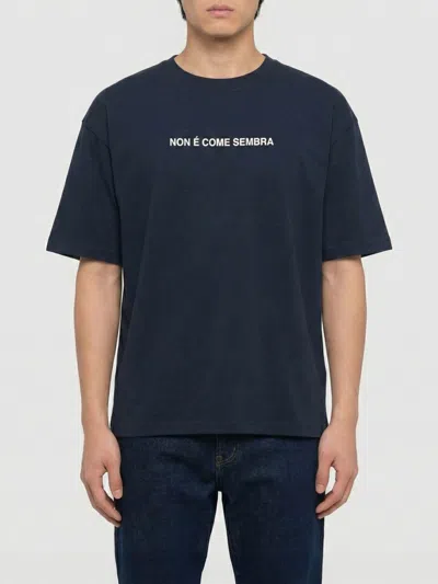 Aspesi Cotton Jersey Crew-neck T-shirt In Blue