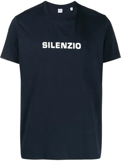 Aspesi T Shirt Silenzio In Blue