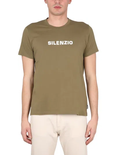 Aspesi T-shirt Silenzio In Military Green