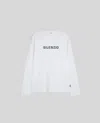 Aspesi T-shirt Silenzio M/l - Bianco In Bianco