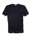Aspesi T-shirt With Round Neck And Short Sleeves In Black