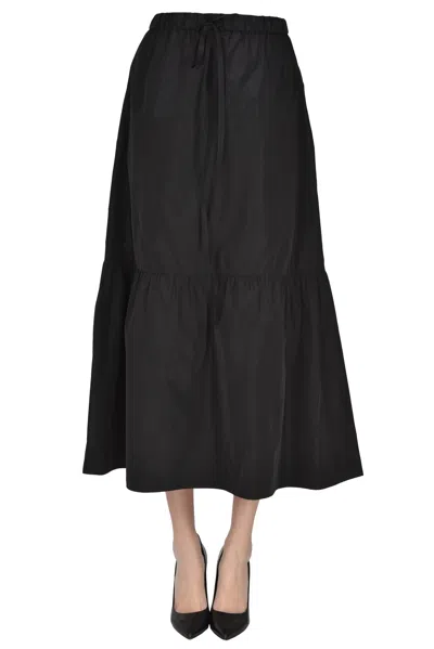 Aspesi Taffetà Skirt In Black