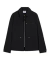 Aspesi Taharu Technical Fabric Twill Jacket In Black