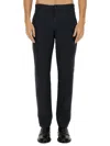 Aspesi Trousers With Functional Pockets And Belt Loops