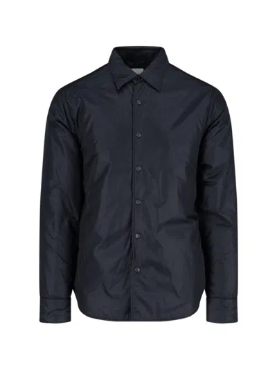 ASPESI TAILORED BLACK SHIRT WITH MODERN FINISHING TOUCHES