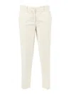 Aspesi Tailored Long Pants With Classic Button Closure In Neutral