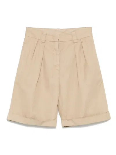 Aspesi Tailored Shorts In Brown