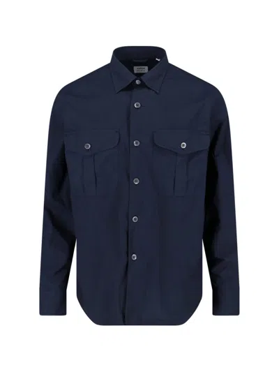 ASPESI TAILORED WHITE SHIRT WITH BUTTON-DOWN FRONT AND POINTED COLLAR