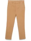 Aspesi Tapered Trousers In Braun