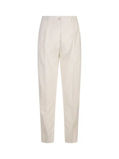 Aspesi Tapered Trousers Pants In White