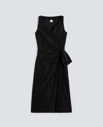 Aspesi Technical Fabric Dress In Black