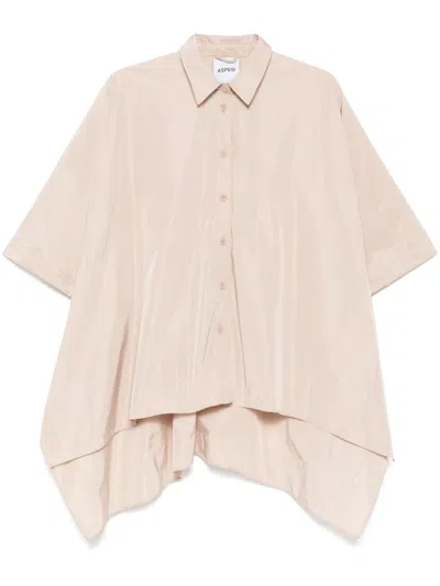 Aspesi Technical-fabric Shirt In Neutrals