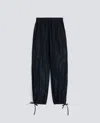 Aspesi Technical Fabric Trousers In Blue