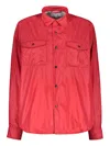 Aspesi Techno Fabric Jacket In Red