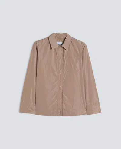 Aspesi Technical Polyester Jacket In Neutral