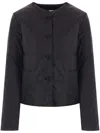Aspesi Button Long Sleeve Casual Jacket In Black
