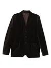 Aspesi Three-button Patch-pocket Blazer In Brown