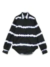 Aspesi Tie-dye Jacket In Black
