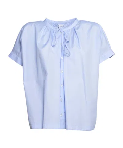 Aspesi Tie-up Detail Cover-up In Blue