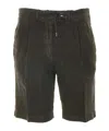 Aspesi Tie-waist Straight Fit Shorts In Black