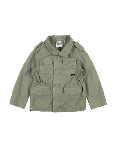 Aspesi Babies'  Toddler Boy Jacket Military Green Size 6 Cotton, Elastane