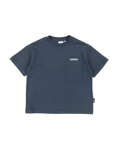 Aspesi Babies'  Toddler Boy T-shirt Navy Size 6 Cotton In Blue