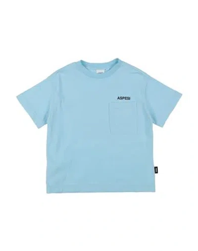 Aspesi Babies'  Toddler Boy T-shirt Sky Blue Size 6 Cotton
