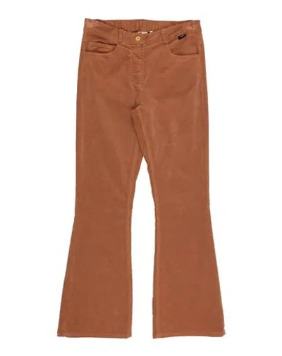 Aspesi Babies'  Toddler Girl Pants Camel Size 6 Cotton, Elastane In Beige