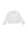 Aspesi Toddler Girl Sweatshirt White Size 6 Cotton In White