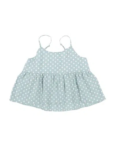 Aspesi Babies'  Toddler Girl Top Sky Blue Size 4 Linen, Cotton
