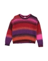Aspesi Toddler Sweater Garnet Size 6 Wool, Acrylic, Nylon, Alpaca Wool In Red