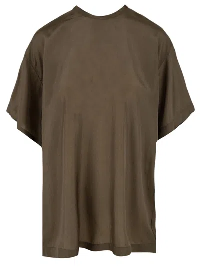 Aspesi Top Green In Brown