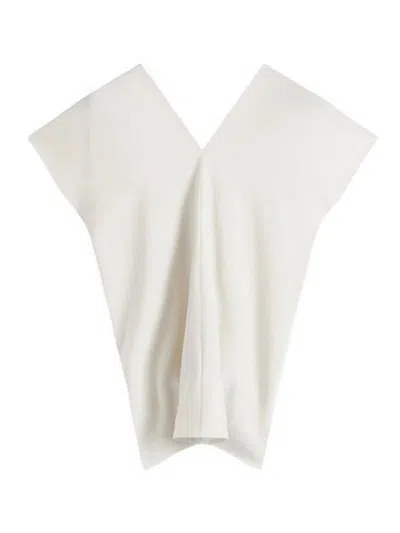 Aspesi Top In Crpe Cady In White