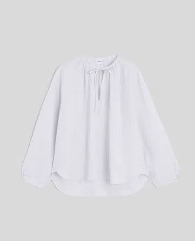 Aspesi Top In Lino Leggero - Bianco