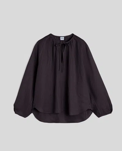 Aspesi Top In Lino Leggero - Marrone