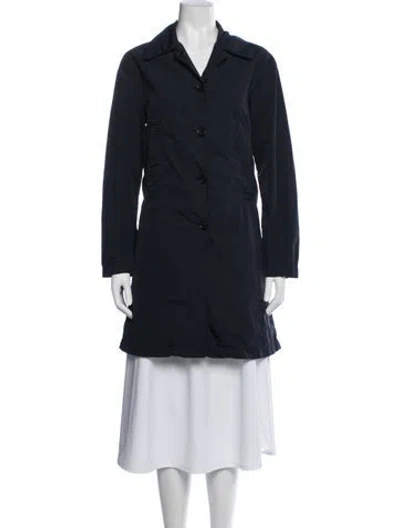 Pre-owned Aspesi Trench Coat In Blue