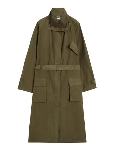 Aspesi Trench Coat In Green