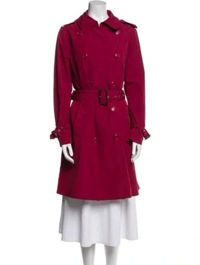 Pre-owned Aspesi Trench Coat In Red