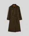 Aspesi Trench Doppiopetto In Cotone E Nylon Idrorepellente - Militare In Militare