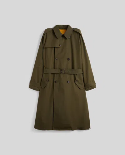 Aspesi Trench Doppiopetto In Cotone E Nylon Idrorepellente - Militare