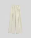 Aspesi Triacetate Crepe Cady Trousers In White