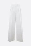 Aspesi High-waist Palazzo Pants In White